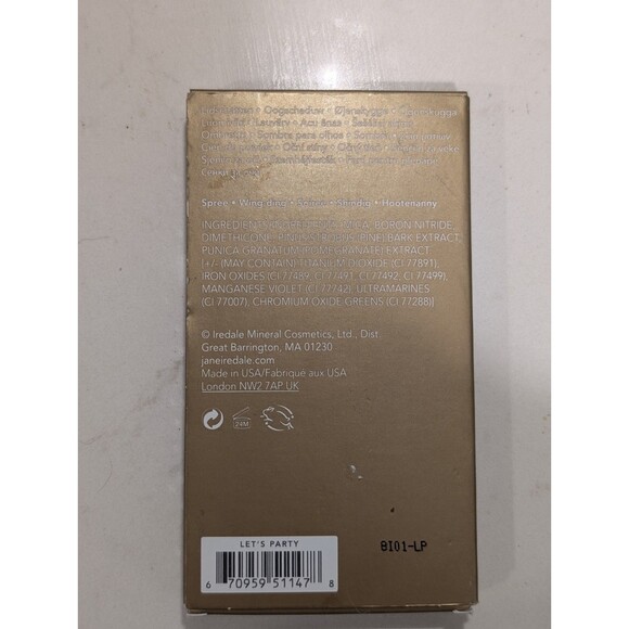 jane iredale Eye Shadow Kit LET'S PARTY 0.34oz - New - Picture 2 of 4